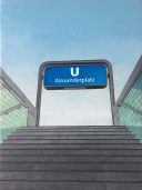 Alexanderplatz U bahn berlin by guido pigni