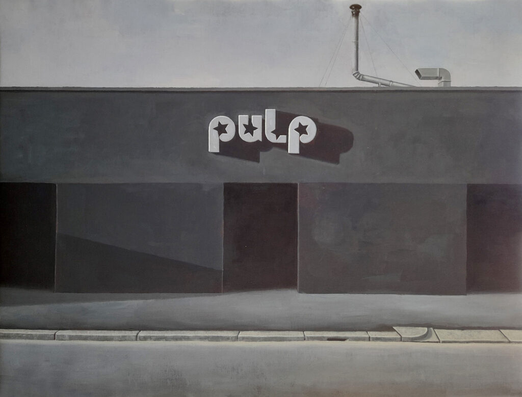 pulp disco painting by guido pigni