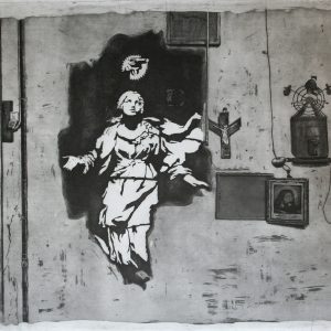 2016, etching and aquatint. Edition of 10, hand signed and numbered by the artist. Printed on Hahnemühle paper 350 gsm. Plate size cm 69×93, paper size cm 91×133